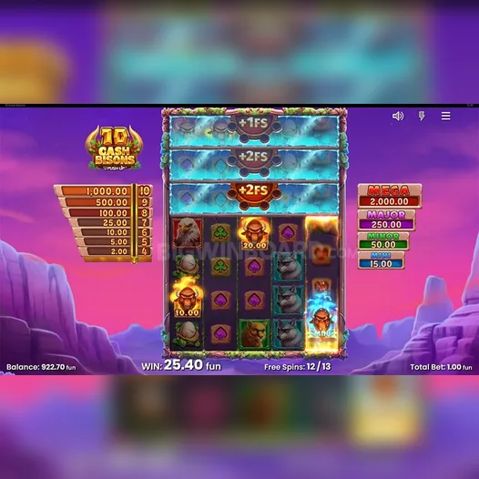 Новая онлайн игра 10 Cash Bisons с быстрым выводом денег