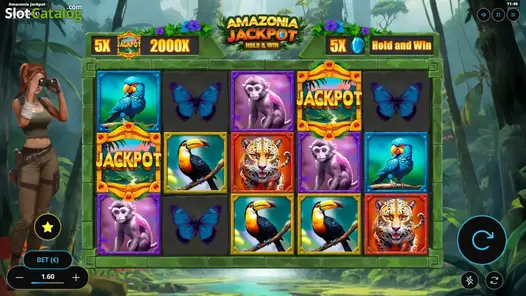 Играть в новый автомат Amazonia Jackpot (Джекпот Амазонии) на рубли