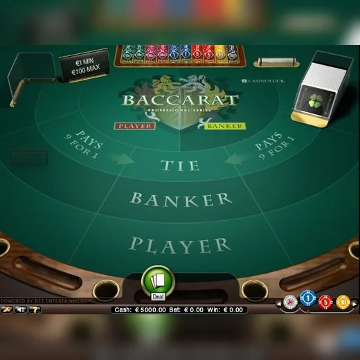 Карточная игра Baccarat (Баккара) на деньги