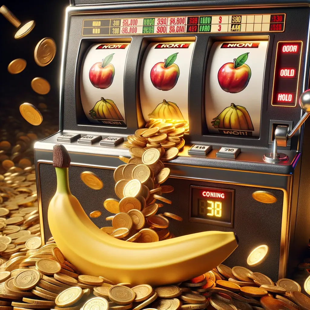 Выигрышная комбинация в новом игровом автомате Bananas go Bahamas