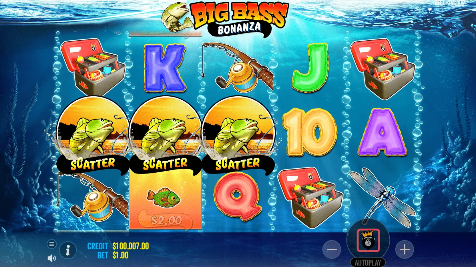 Новый онлайн автомат с выводом денег - Big Bass Bonanza