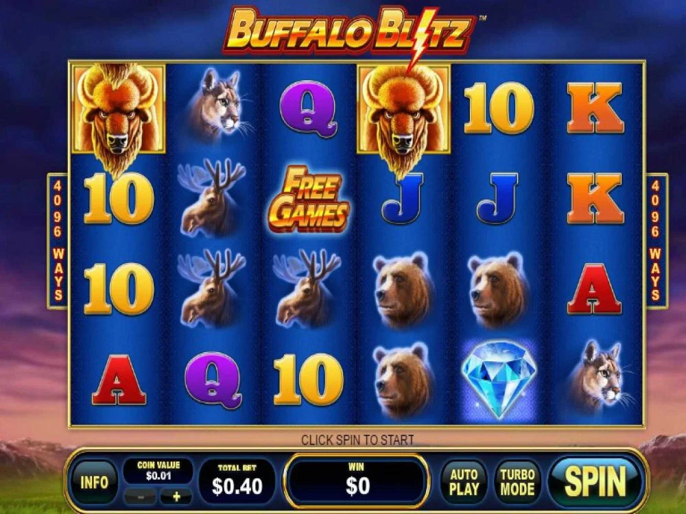 Новый автомат с выводом денег - Buffalo Blitz (Буйство бизона)