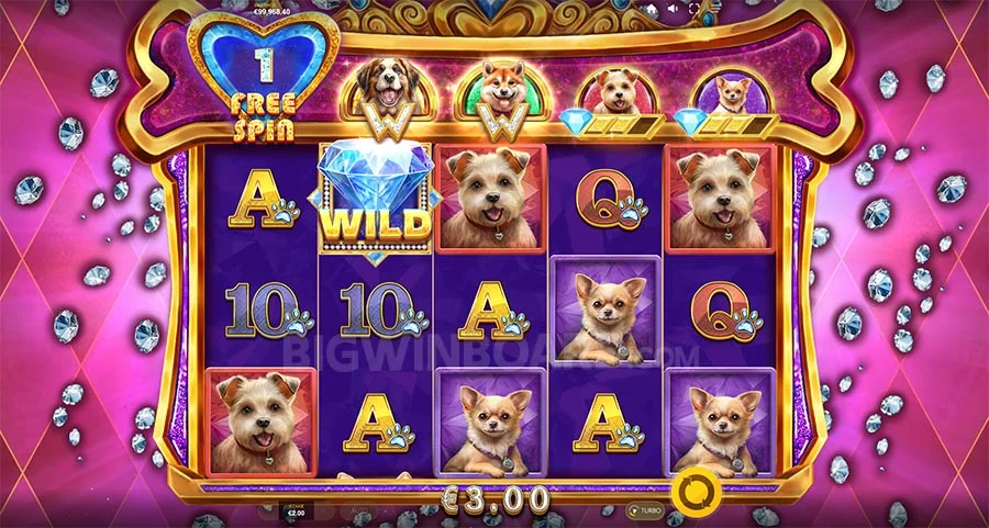 Новый игровой автомат с выводом денег - Diamond Doggies