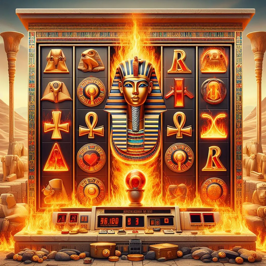 Магический дизайн нового игрового автомата Egypt Fire (Египетский огонь)