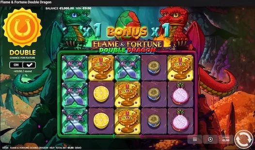 Новый игровой автомат Flame & Fortune Double Dragon на деньги