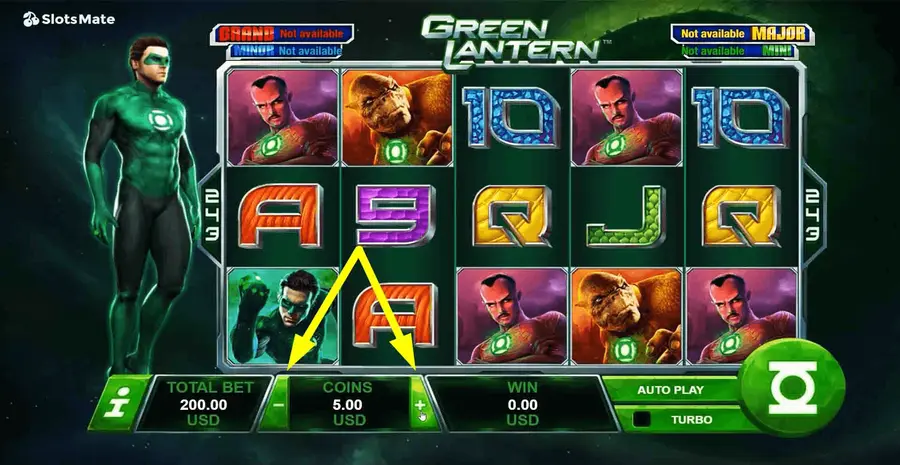 Новый автомат с выводом денег - Green Lantern (Зеленый Фонарь)