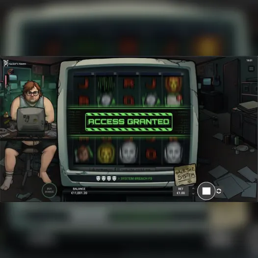 Новый игровой автомат Hacker's Haven на рубли
