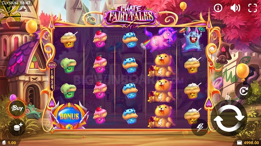 Новый игровой автомат с быстрым выводом денег - I Hate Fairy Tales (Я ненавижу сказки)