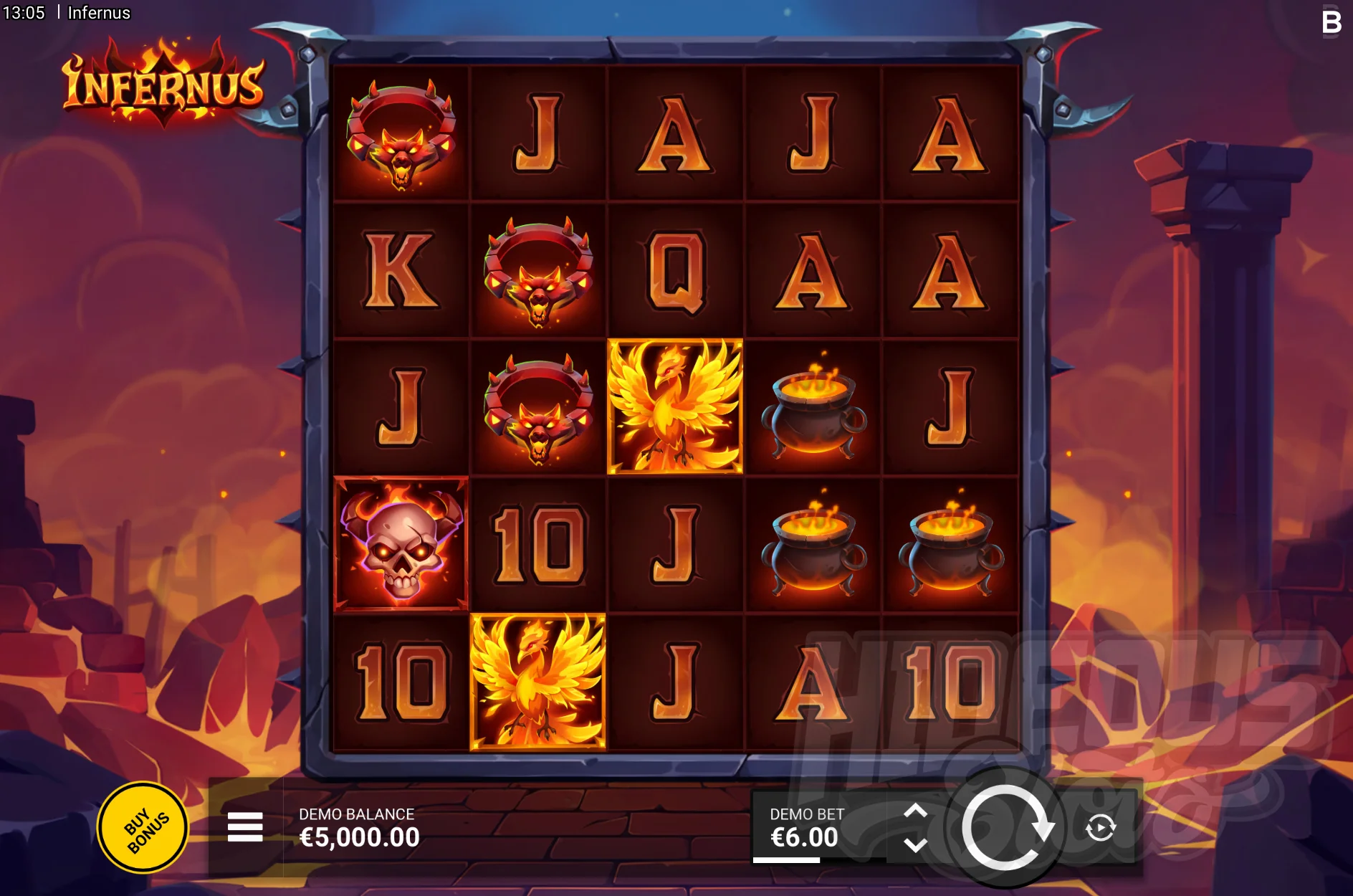 Новая адская онлайн игра Infernus на деньги