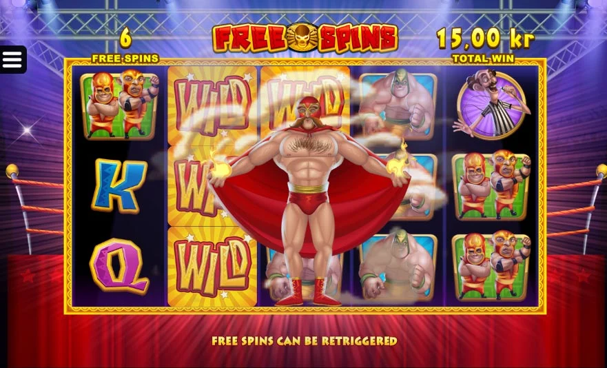 Новый автомат с выводом денег - Lucha Legends (Легенды рестлинга)