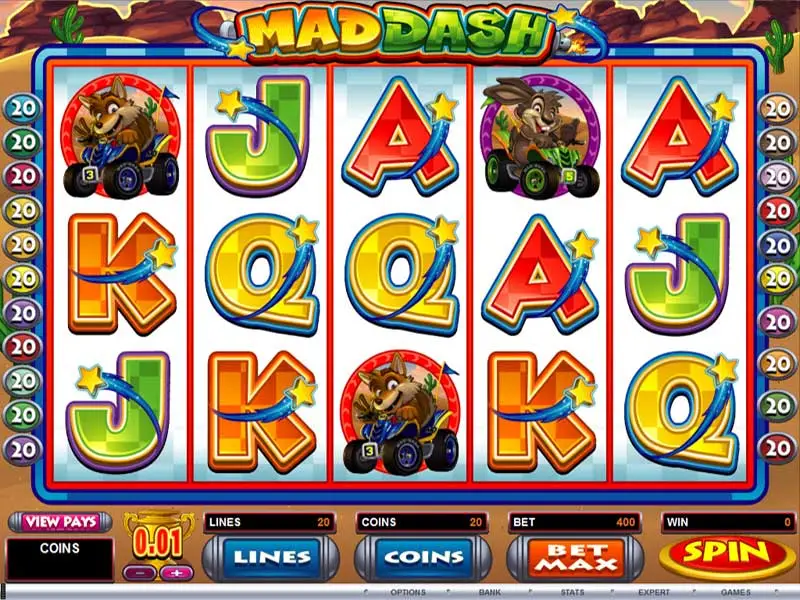 Новый автомат с выводом денег - Mad Dash (Сумасшедший рывок)