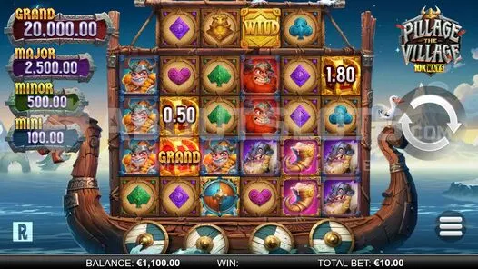 Новый игровой автомат на рубли - Pillage the Village (Разграбь деревню)