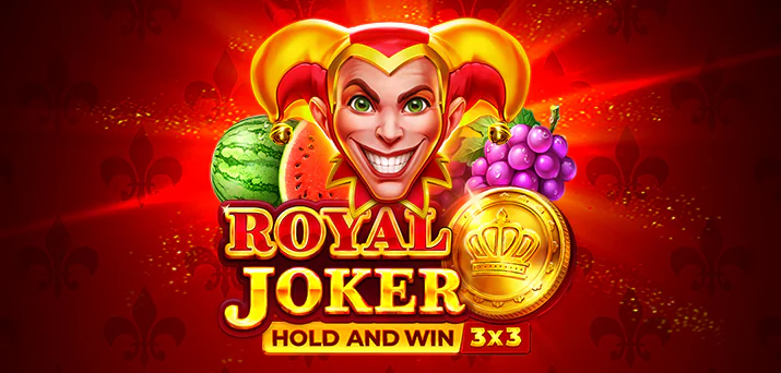 Новый игровой автомат на деньги - Royal Joker Hold and Win (Королевский Джокер Хватай и Выигрывай)!