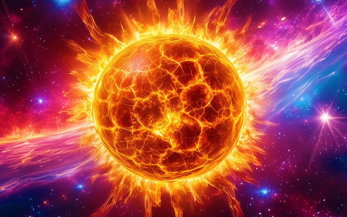 Горящая звезда Solar Nova Megaways