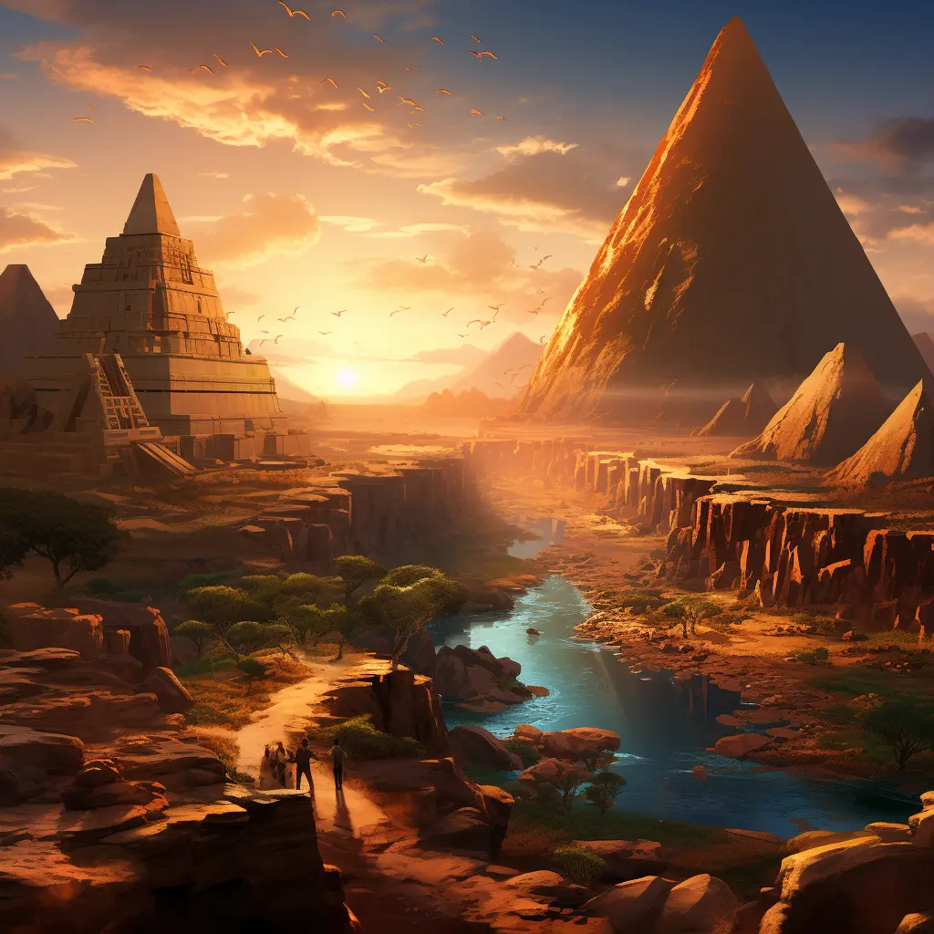 Долинв Богов которой вдохновлен дизайн нового игрового автомата Valley of the Gods