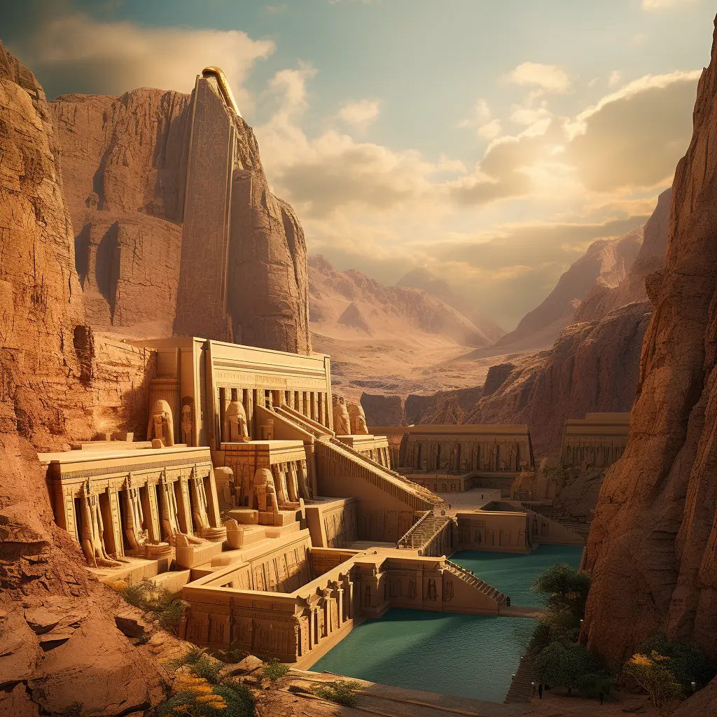 Долинв Богов которой вдохновлен дизайн нового игрового автомата Valley of the Gods