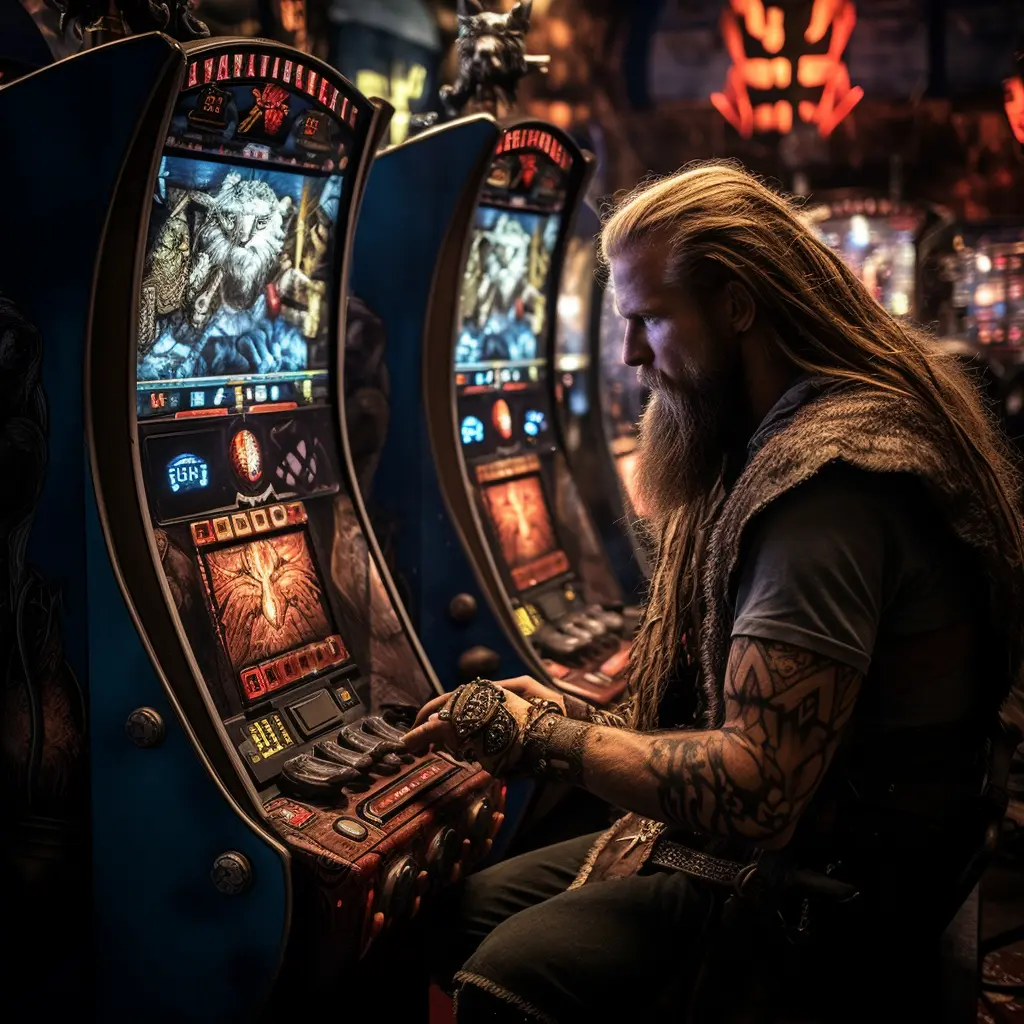 Викинг погружен в игровой процесс нового автомата Vikings