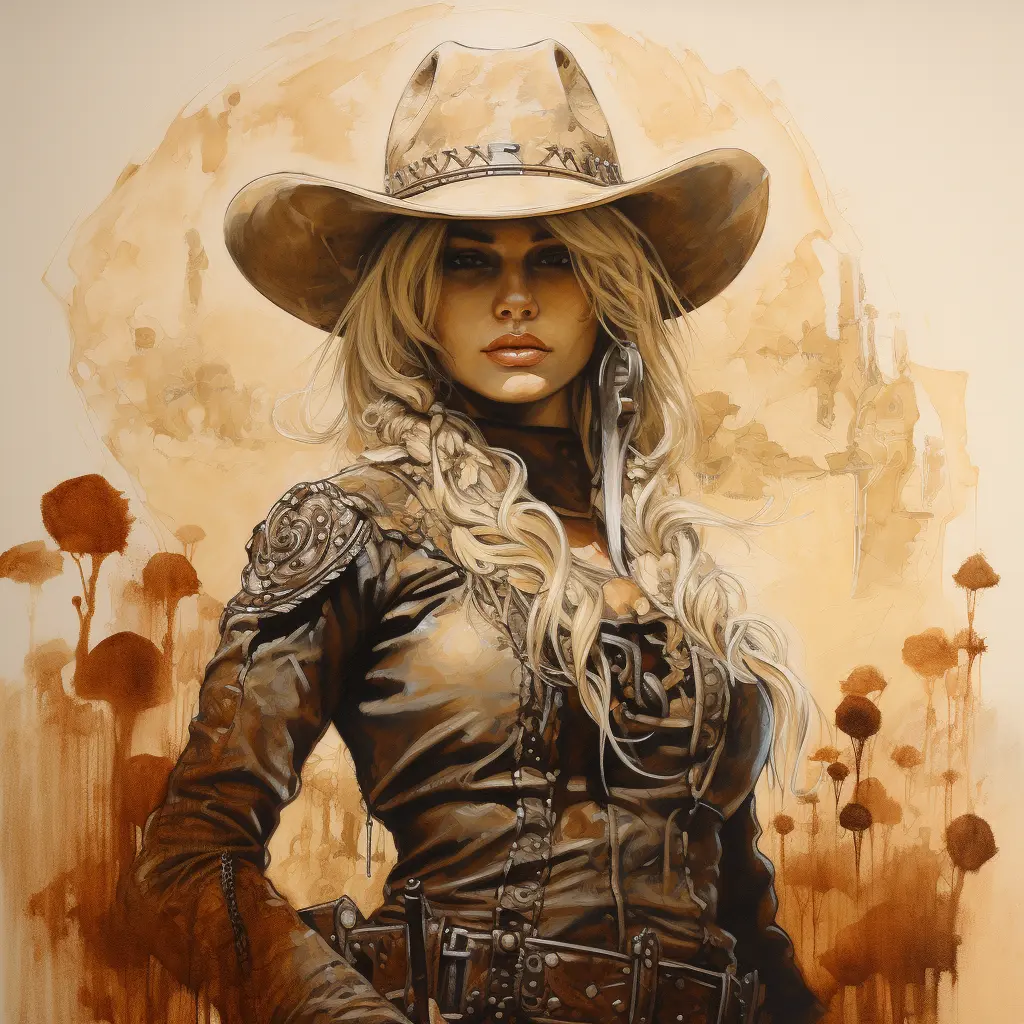Героиня нового игрового автомата Wild West Gold